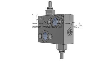HYDRAULISCHE DRUKREGELAAR 10-180 BAR VOOR HYDRAULISCHE MOTOR MP-MR-MH