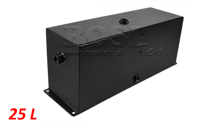SERBATOIO IN METALLO 25 LITRO CUBO 260x210x600mm