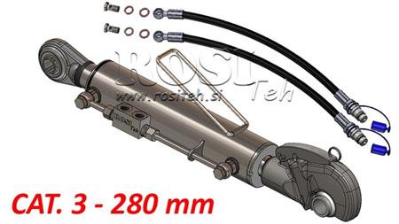 HYDRAULISCHE TOPSTANG - AUTOMATISCH - CAT. 3 - 80/40-280 (90-210 HP) (25,4 mm)