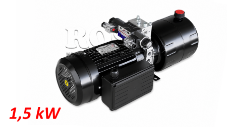 MINI HYDRAULISCH KRACHTPAKKET 230V AC (1.5 kW) - 5.8 cc - 8.2 lit/min - tank 6 lit