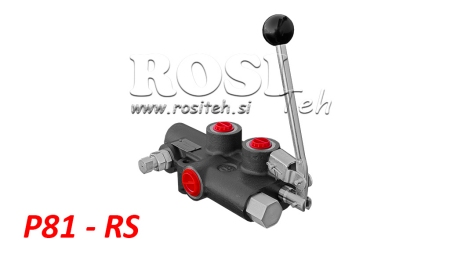 HYDRAULISCHE KLEP P81-RS AUTOMATISCH VOOR SPLITTER - TWEE-SNELHEID