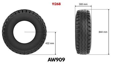 11,5/80-15,3 PNEVMATICA AW909 14PL