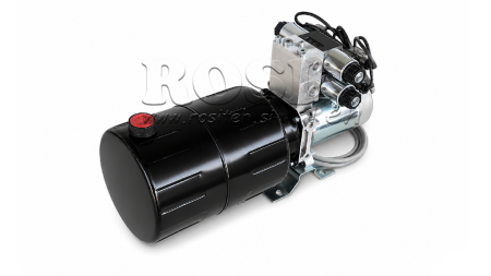 MINI HYDRAULISCH KRACHTPAKKET 12V DC - 1.6kW = 2.1cc - 8 lit - 2x bidirectionele eenheid (metaal)
