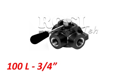 VANĂ MANUALĂ 3 POTURI DF 3/4 - 100LIT