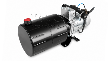 MINI HYDRAULISCH KRACHTPAKKET 24V DC - 2.2kW = 2.1cc - 8 lit - bidirectionele eenheid (metaal)
