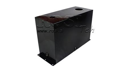 METAAL RESERVOIR 45 LITER CUBE 400x250x635mm VOORBEREIDING VOOR TERUGFILTER