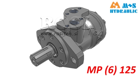 HYDRAULISCHE MOTOR MP 125 CC - 6 TANDEN