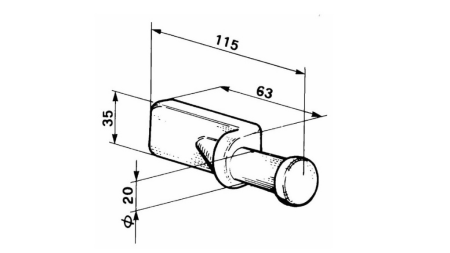 KLIN ZA ZAPIRALO STRANICE TIP MAROTTA MALE