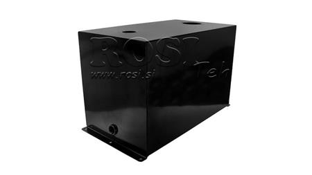 METAAL RESERVOIR 100 LITER CUBE 400x355x753mm VOORBEREIDING VOOR TERUGFILTER