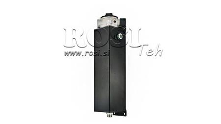 METAAL RESERVOIR 3 LITER CUBE 100x113x350mm COMPLEET MET UITRUSTING