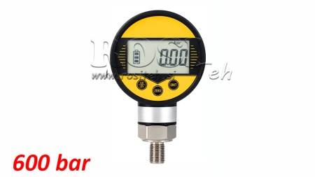 DIGITALE MANOMETER DN63 VERTICAAL 0 - 600 BAR - 1/4