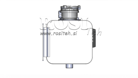 TOP IN METALLO 20 LITRI 265X290X400MM