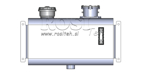 TOP IN METALLO 60 LITRI 310X380X560MM