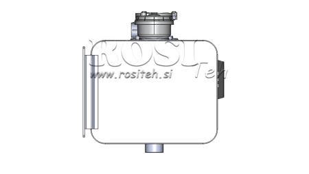 TOP IN METALLO 60 LITRI 310X380X560MM