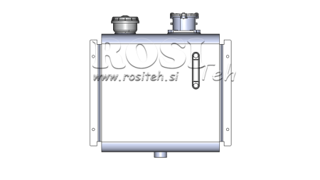TOP IN METALLO 80 LITRI 360X500X500MM