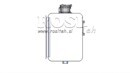TOP IN METALLO 80 LITRI 360X500X500MM