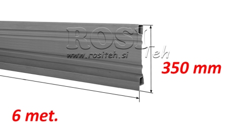 SIDE FOR DUMP TRAILER 6 MET. - HØYDE 350 mm