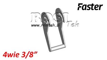 HENDEL VOOR MULTI-FASTER 4WEG 3/8 VASTE DEEL
