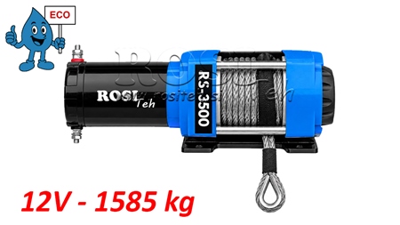 12 V ELEKTRISCHE LIER RS-3500 - 1585 kg - SYNTHETISCH TOUW - ECO
