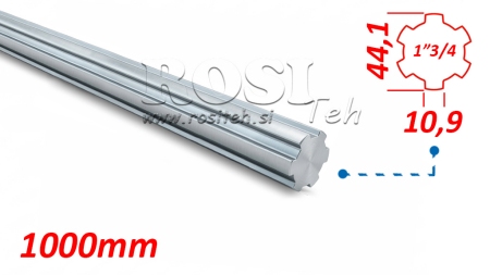 KARDANAS MET SPLINES 1-3/4 (1000 mm)