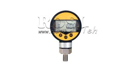 DIGITALE MANOMETER DN63 VERTICAAL 0 - 600 BAR - 1/4