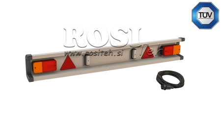 AANHANGER BUMPER TÜV MODEL MET LICHTEN 2150mm