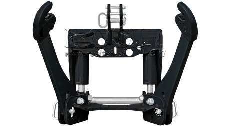 UNIVERSELE AANBOUWSET FRONTHEF CAT. 2 VOOR TRACTOR 1500KG ZWART (RAL 9005)