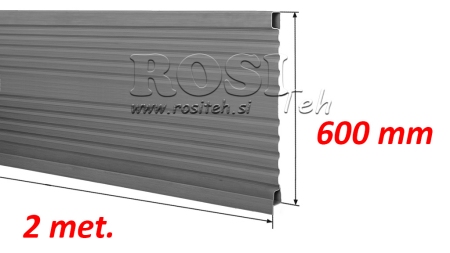 BOČNÍ PANEL TRAILERU 2 MET. - VÝŠKA 600 MM