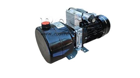 MINI HYDRAULISCH AGGREGAT 230V AC (0.75 kW) 85 bar - 3.7 cc - 5.2 lit/min - tank 4 lit