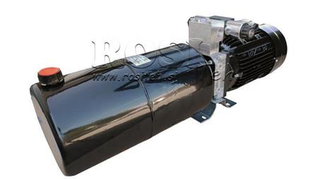 MINI HYDRAULISCH AGGREGAT 230V AC (2.2 kW) 120 bar - 8.0 cc - 11.2 lit/min - tank 12 lit