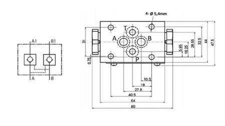 CONTROLEKLEP CETOP 3 (AinB)
