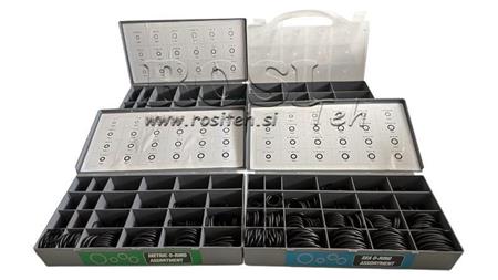 SET VAN RUBBEREN AFDICHTINGEN 900 stuks