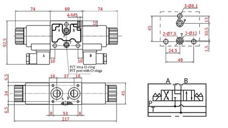 HYDRAULISCHE ELEKTROMAGNETISCHE KLEP YEAT-MONTAGE 12V N6