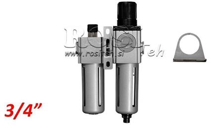 PNEUMATISCHE VOORBEREIDINGSEENHEID 600 G3/4 40µ 0-10b