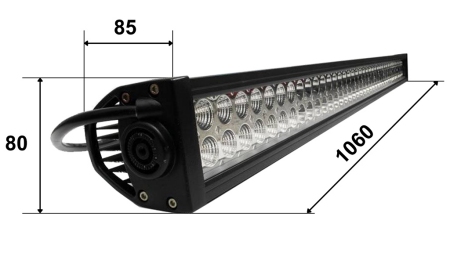 LED WERKVERLICHTING - LICHT 80 LED 240W 12V-24V COMBO 106CM MEGA