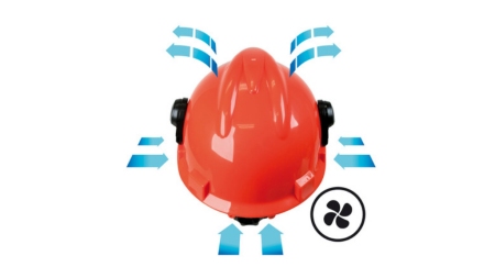 BESCHERMHELM YUKON MET VISIER EN OORBESCHERMING