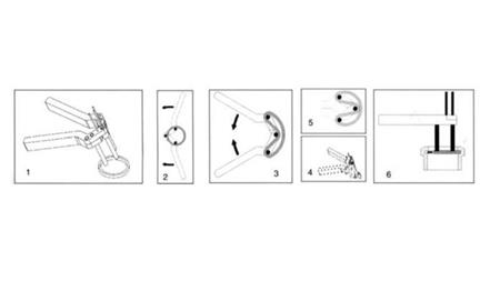 gereedschap voor het vervangen van hydraulische afdichtingen