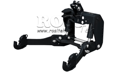 UNIVERSELE AANBOUWSET FRONTHEF CAT. 2 VOOR TRACTOR 1500KG ZWART (RAL 9005)