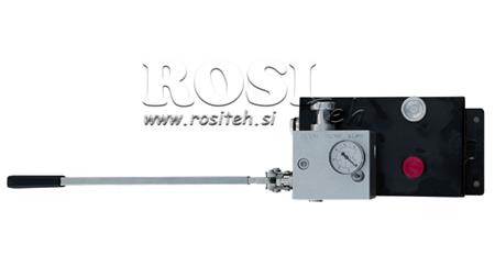 HYDRAULIK RVBR AUTOMATISCHES VENTIL FÜR FEDERZYLINDER MIT RESERVOIR UND NOTHEBEL