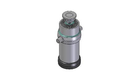 5035S - TELESCOPISCHE CYLINDER STANDAARD/BAL 5 FASES SLAG 2400 DIAMETER 215