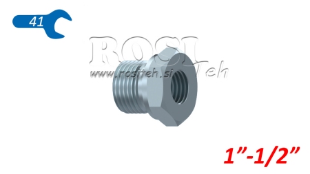 HYDRAULISCHE ADAPTER MAN-VROUW 1-1/2