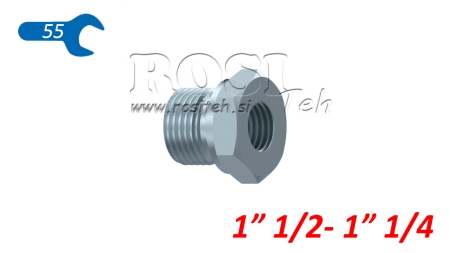 HYDRAULISCHE ADAPTER MAN-VROUW 1 1/2- 1 1/4