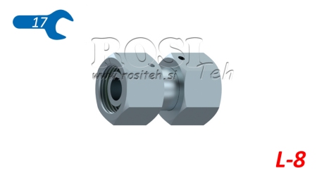 HYDRAULICKÁ SPOJKA S DVOJITOU OTOČNOU MATKOU (8L) M14X1,5