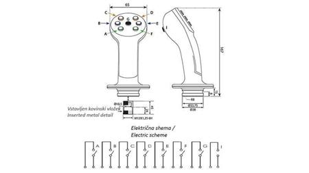 AFSTANDSBEDIENING JOYSTICK - 2 KNOPPEN