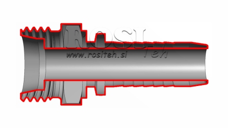 HIDRAVLIČNI PRIKLJUČEK CEL 6 L MOŠKI DN6-M12x1,5