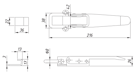 ZIJSLUITING TYPE OCCHIO ECO