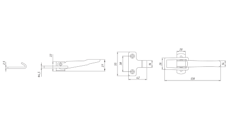 SLUITING ZIJPANEEL VAN AANHANGER, TYPE NAPA XL