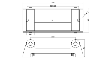 12 V ELEKTRISCHE SEILWINDE RS-12000 - 5440 kg - SYNTHETISCHES SEIL - ECO