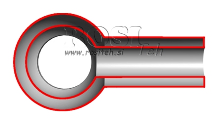 KOVINSKA CEV BANJO 1/2 45mm