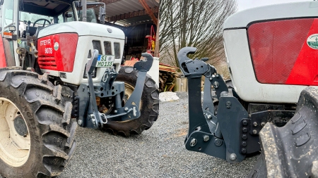 UNIVERZÁLIS FRONT HIDRAULIKA 2KAT TRAKTORHOZ 1500kg